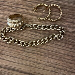 Vintage Gold Jewelry Set